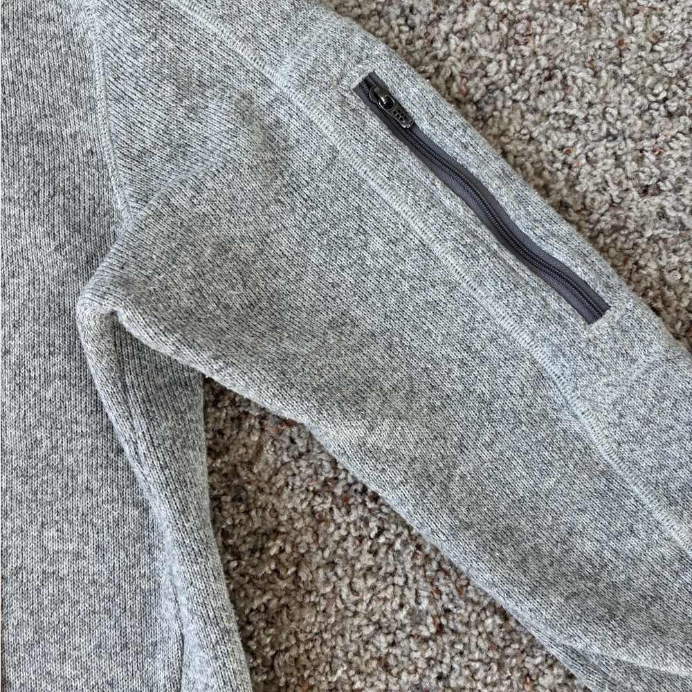 Patagonia Better Sweater Quarter-Zip Pullover Gray Size M - Picture 7 of 8